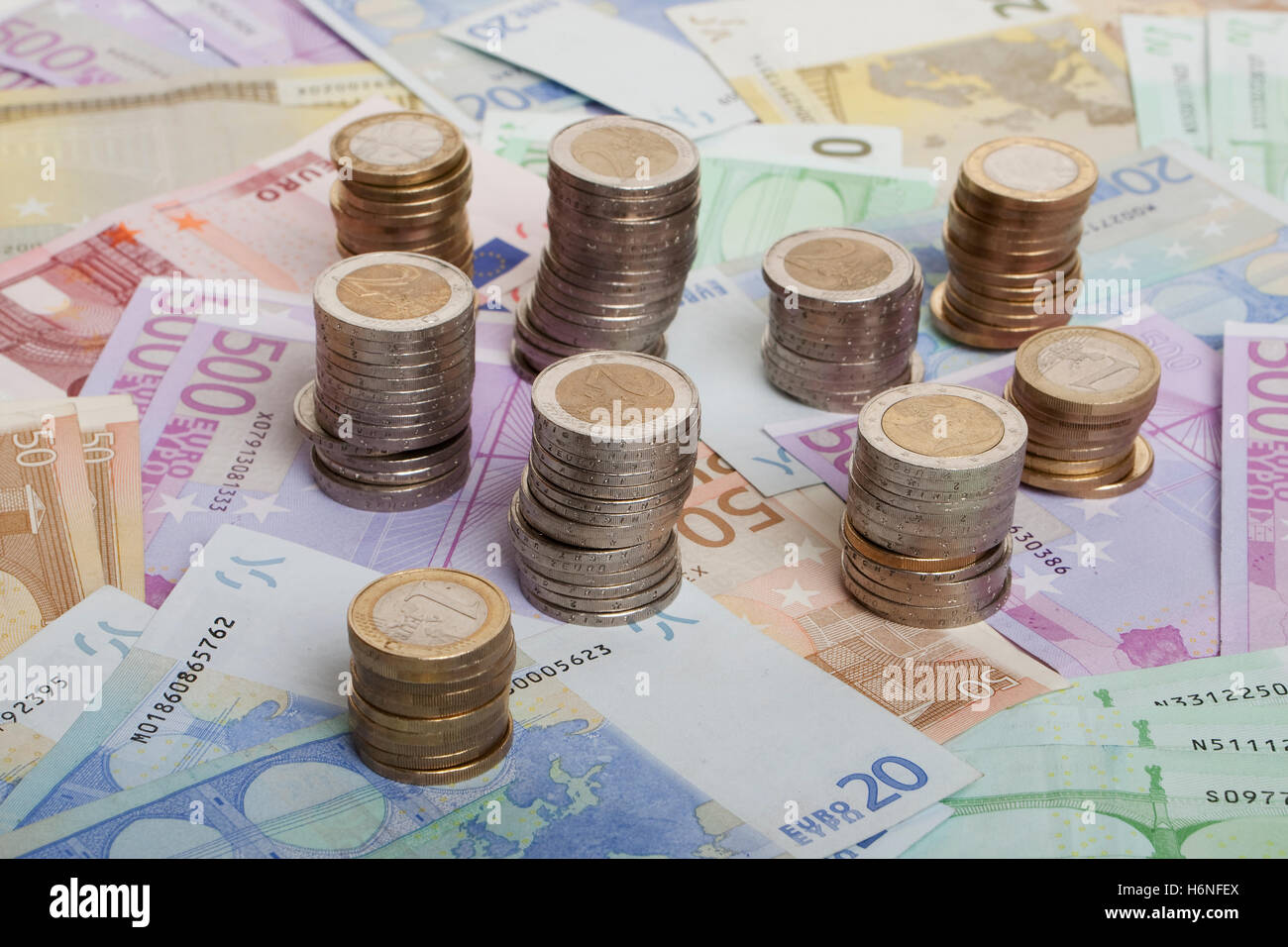 money from europe Stock Photo Alamy