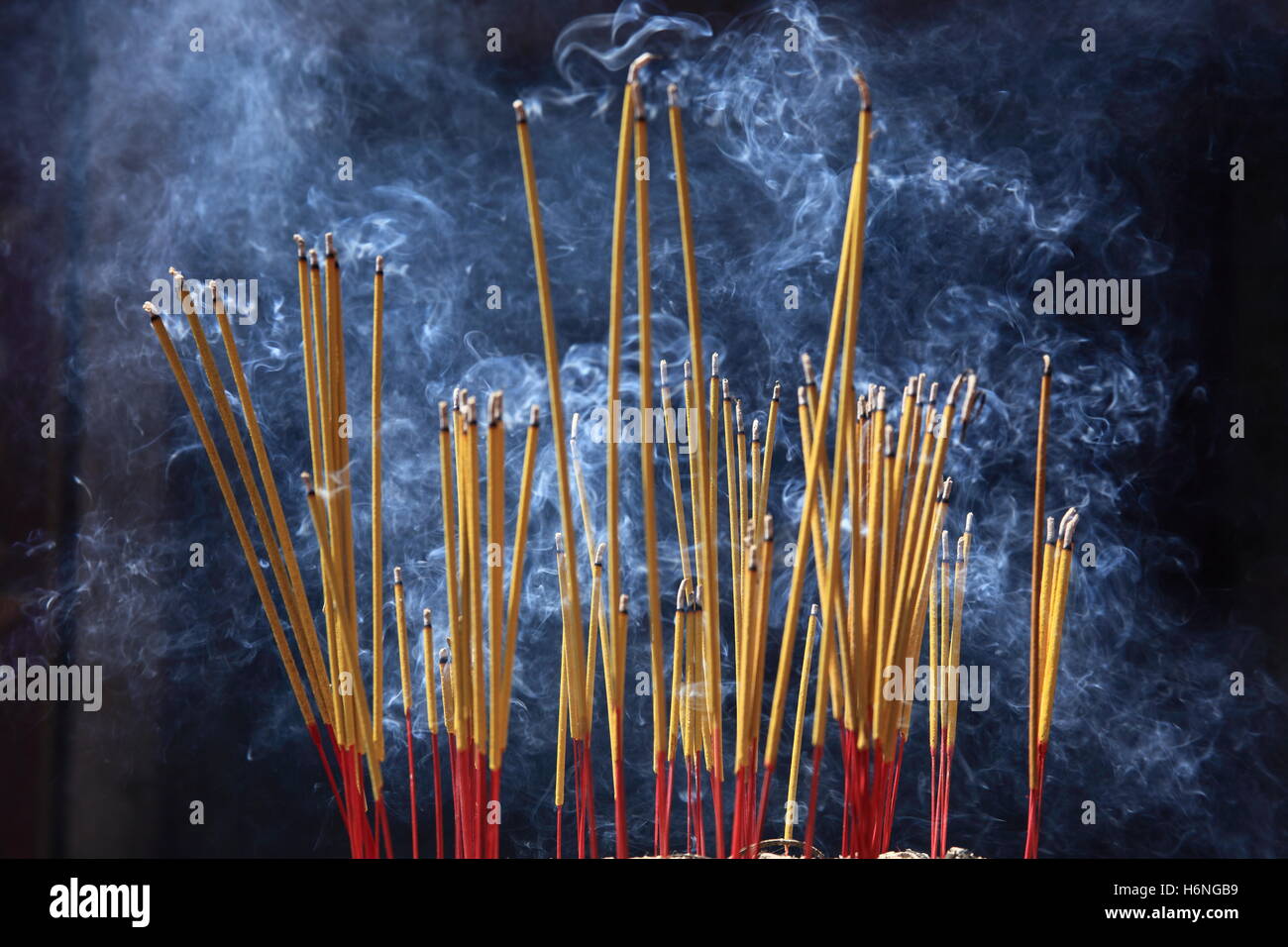incense sticks Stock Photo