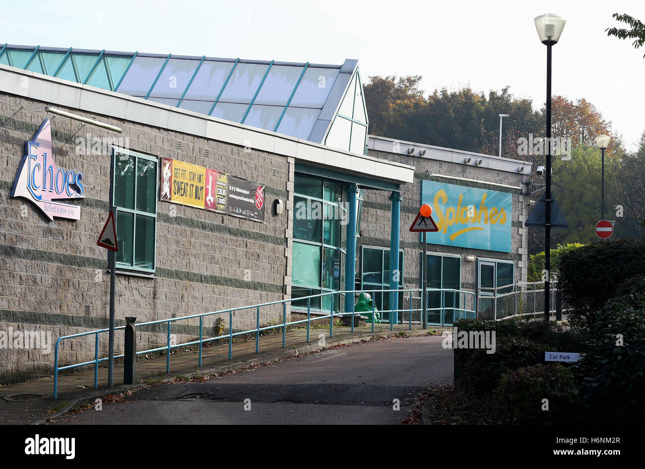 A general view of Splashes pool in Rainham, Kent, which has been
