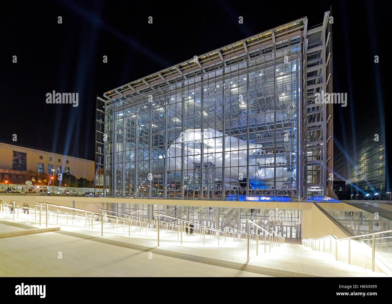 Italy, Rome, 29 October 2016 : Grand opening of Rome-Eur Convention Centre  'La Nuvola'  by architect Massimiliano Fuksas     Ph Stock Photo