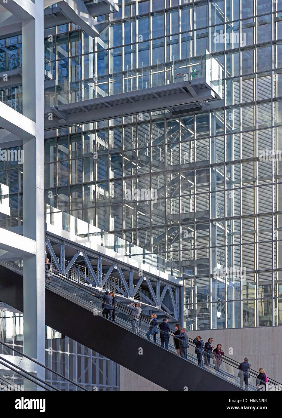 Italy, Rome, 29 October 2016 : Grand opening of Rome-Eur Convention Centre  'La Nuvola'  by architect Massimiliano Fuksas     Ph Stock Photo