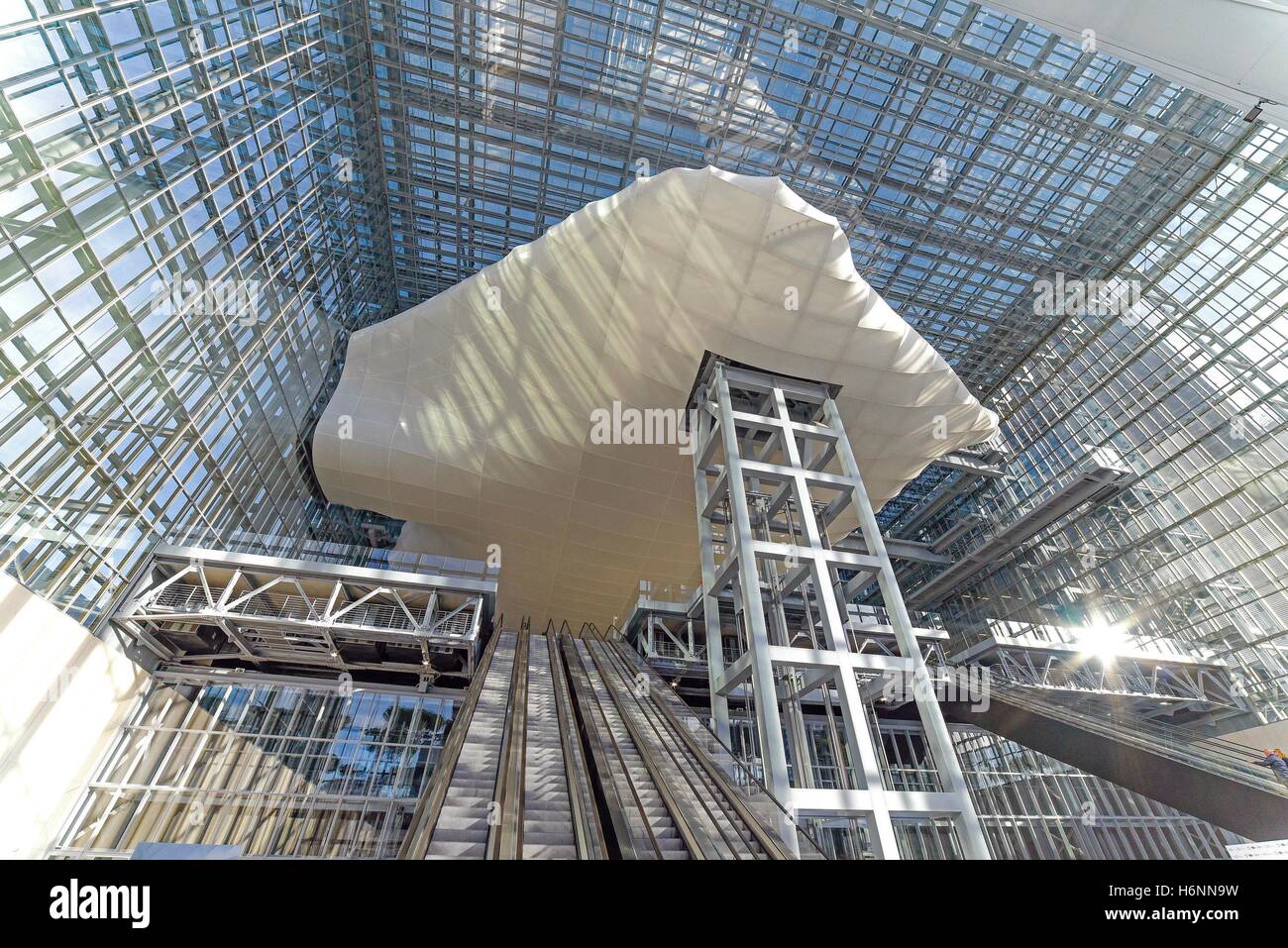 Italy, Rome, 29 October 2016 : Grand opening of Rome-Eur Convention Centre  'La Nuvola'  by architect Massimiliano Fuksas     Ph Stock Photo