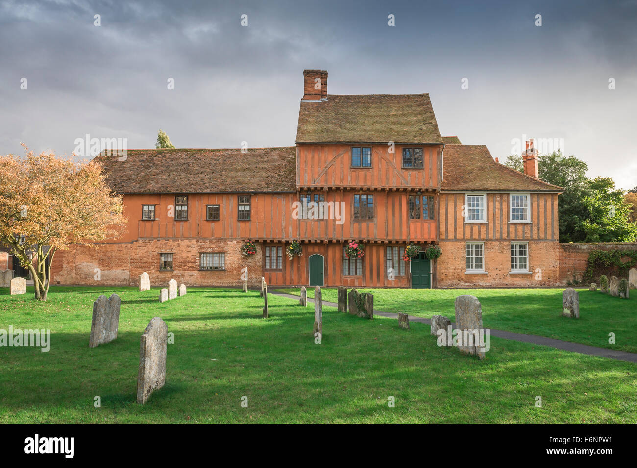 Hadleigh Suffolk Guildhall, view of the 15thcentury timberframed