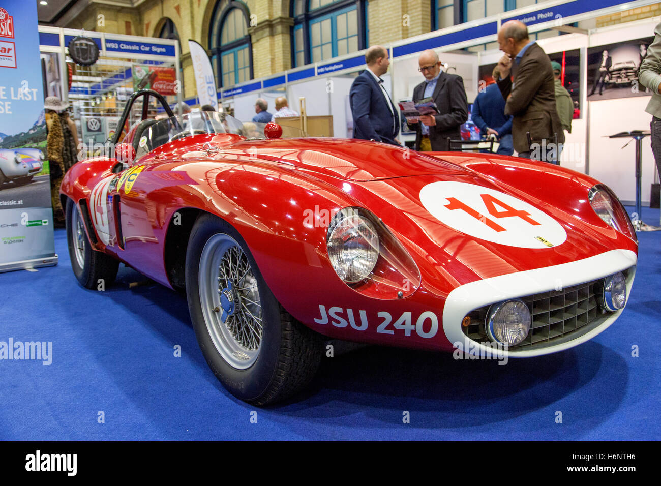 A Ferrari 1957 500 Trc At The Classic Car Show Alexander Palace London 16 Stock Photo Alamy
