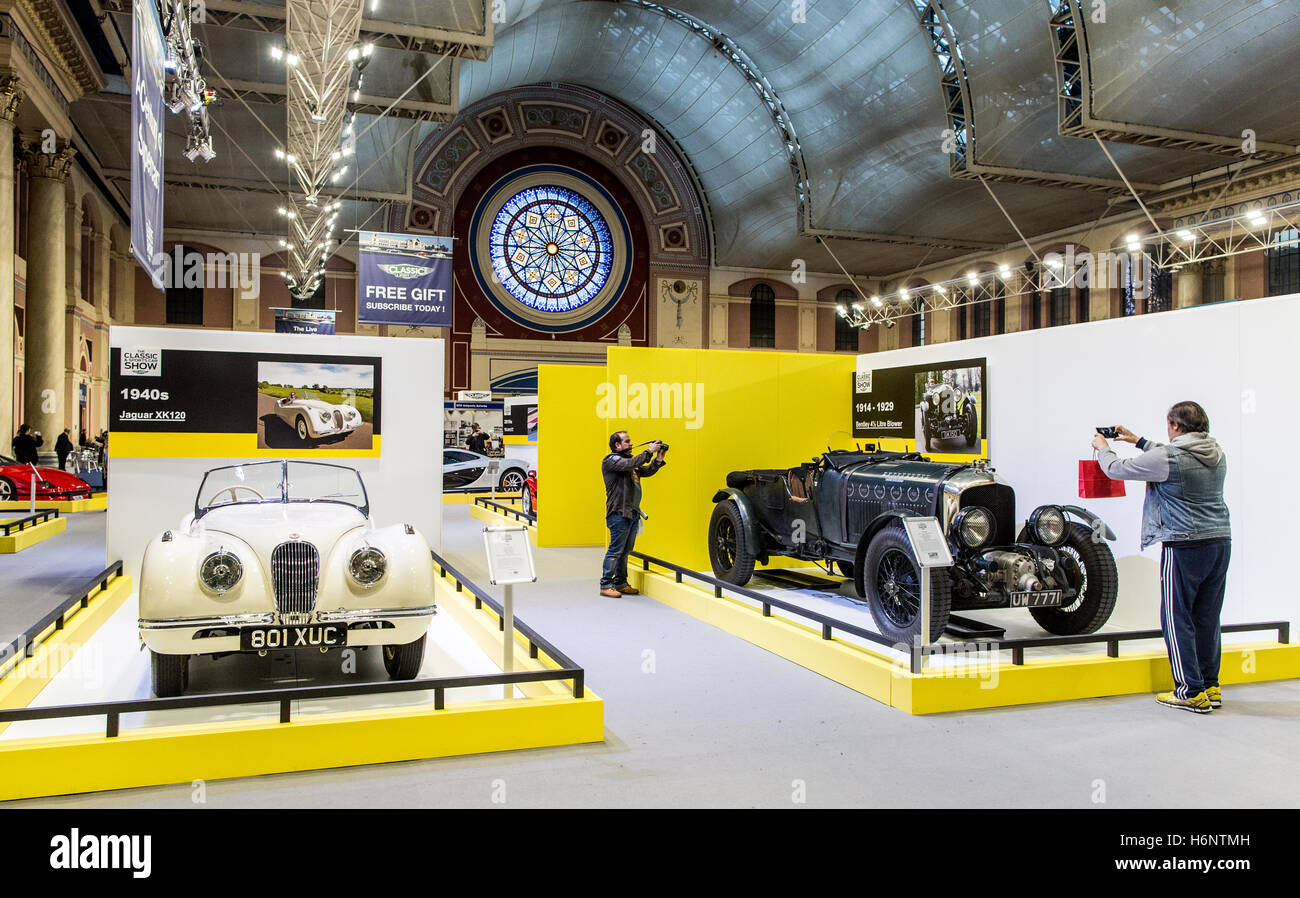 The Classic Car Show Alexander Palace London 2016 Stock Photo