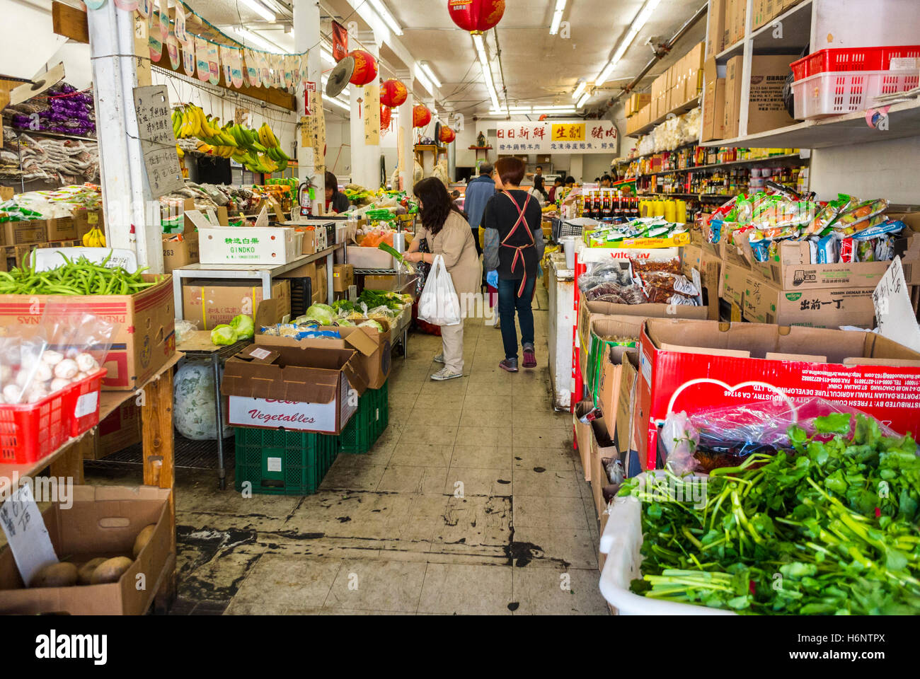 Asian health food store