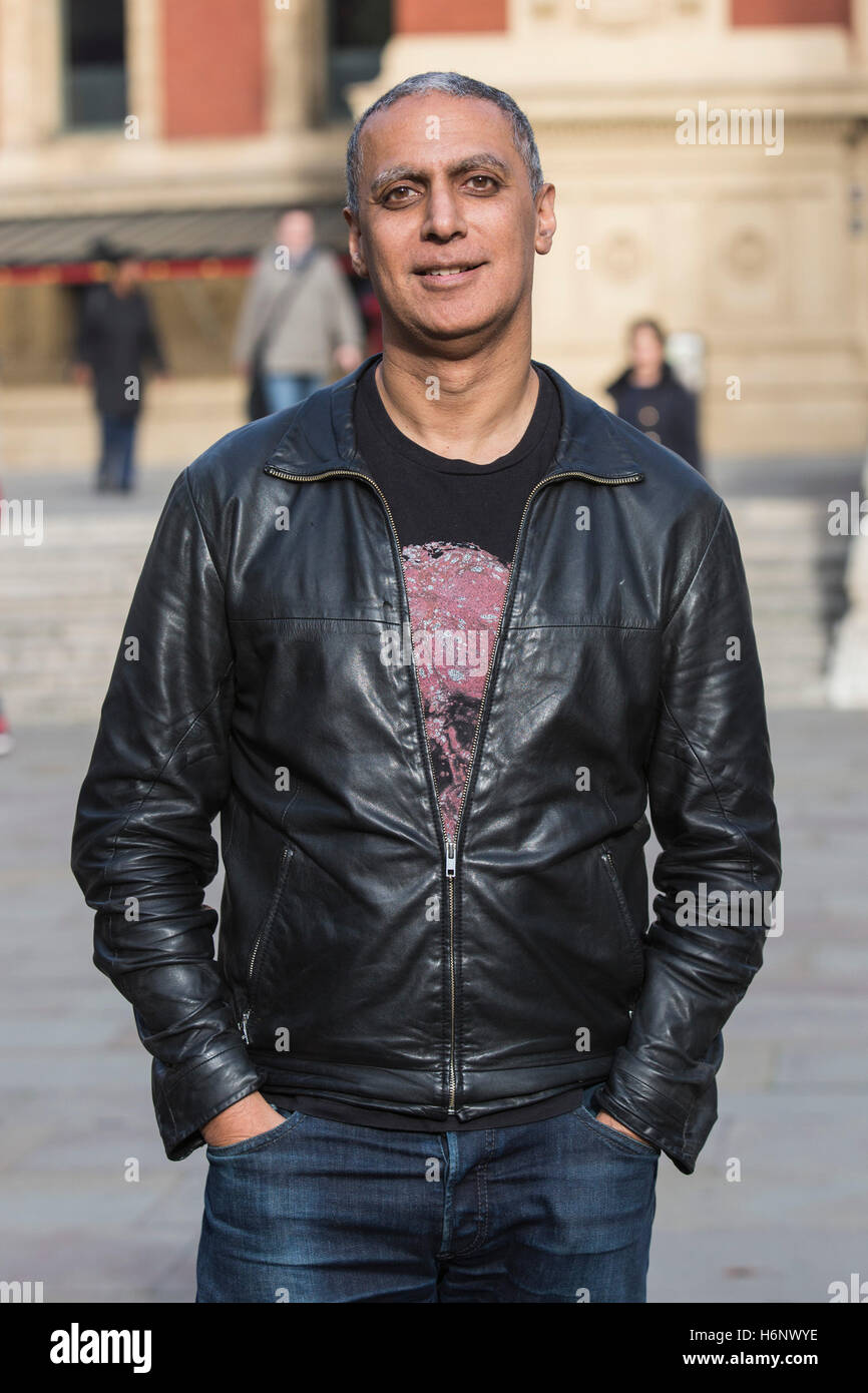 London, UK. 31 October 2016. British Indian musician, producer and composer Nitin Sawhney will perform a one-off show at the Royal Albert Hall on Wednesday, 2 November, featuring music from his latest album Dystopian Dream. Stock Photo