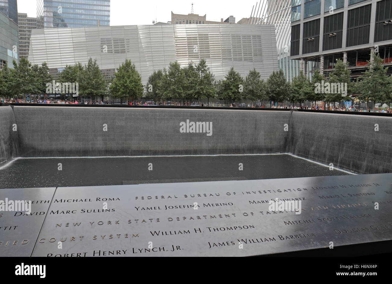 The National September 11 Memorial, Manhattan, New York, United States. Stock Photo