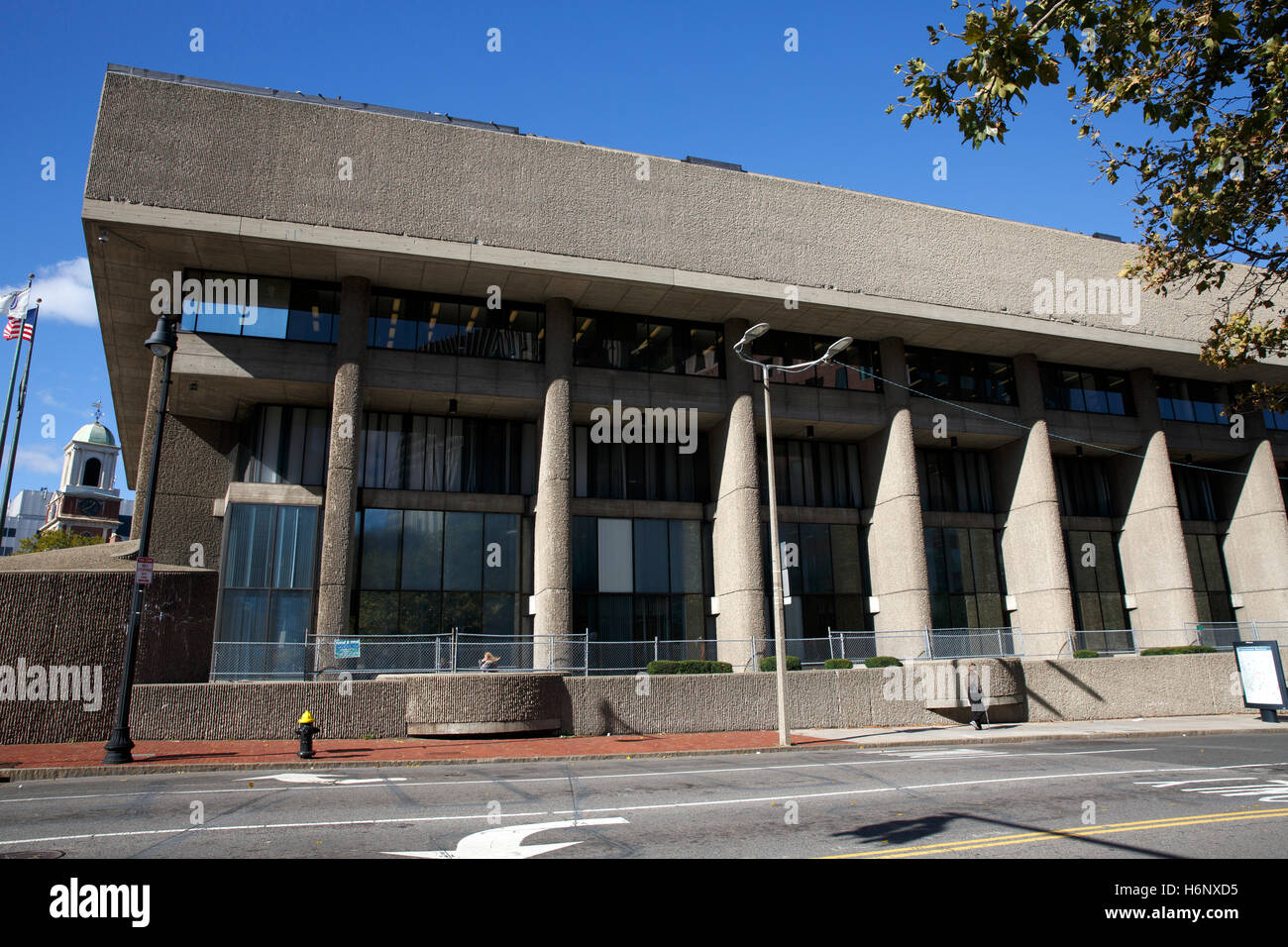 Brutalist architecture, Government Center, Boston, Massachusetts Stock Photo