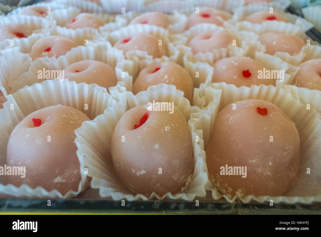 San Francisco, CA, USA, Detail, Japanese Dessert Food, Pastries on