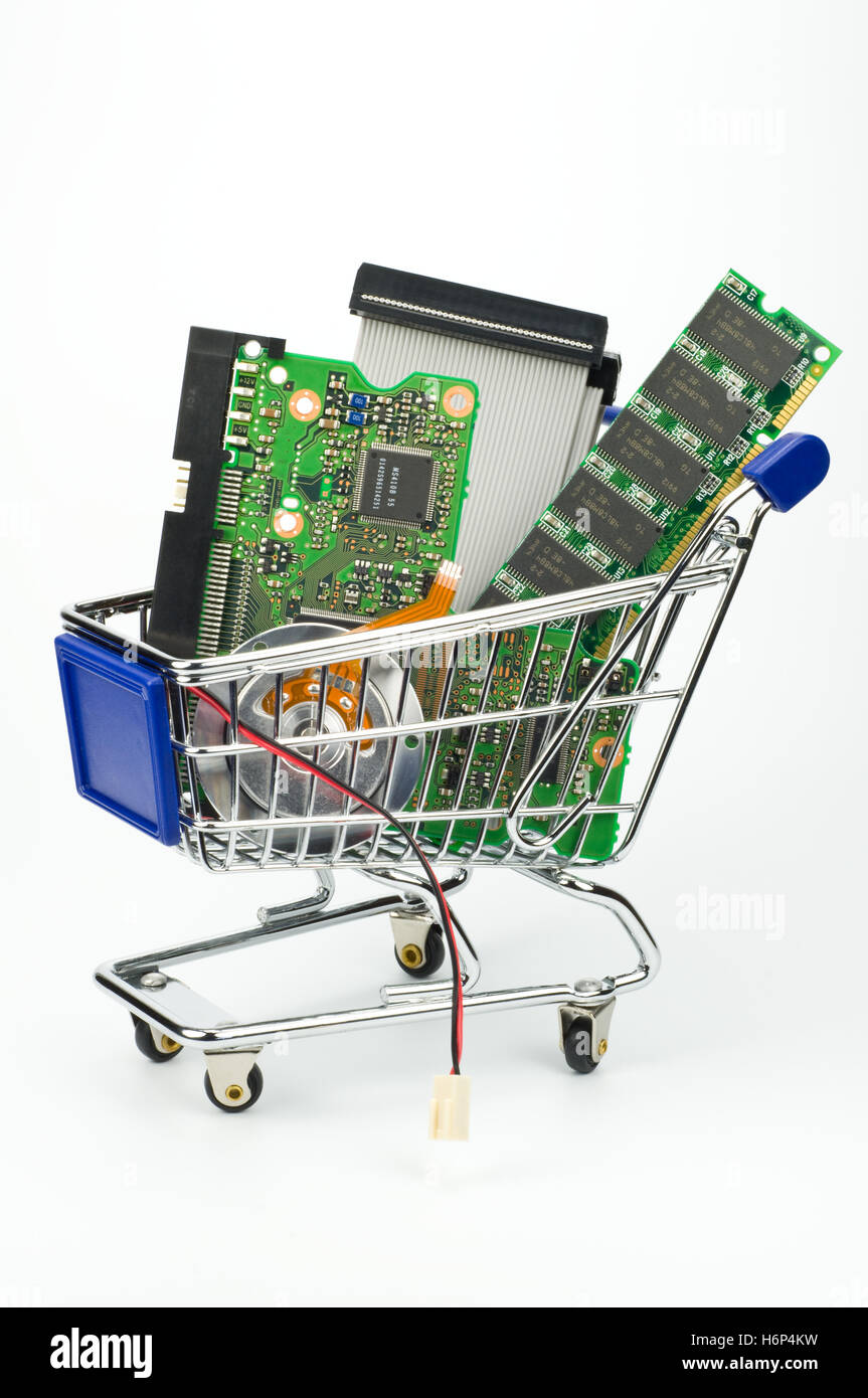 shopping electronic components Stock Photo Alamy