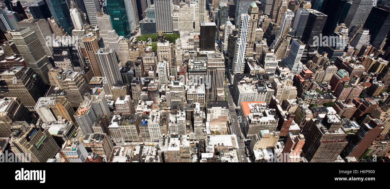 panorama of manhattan,new york city Stock Photo