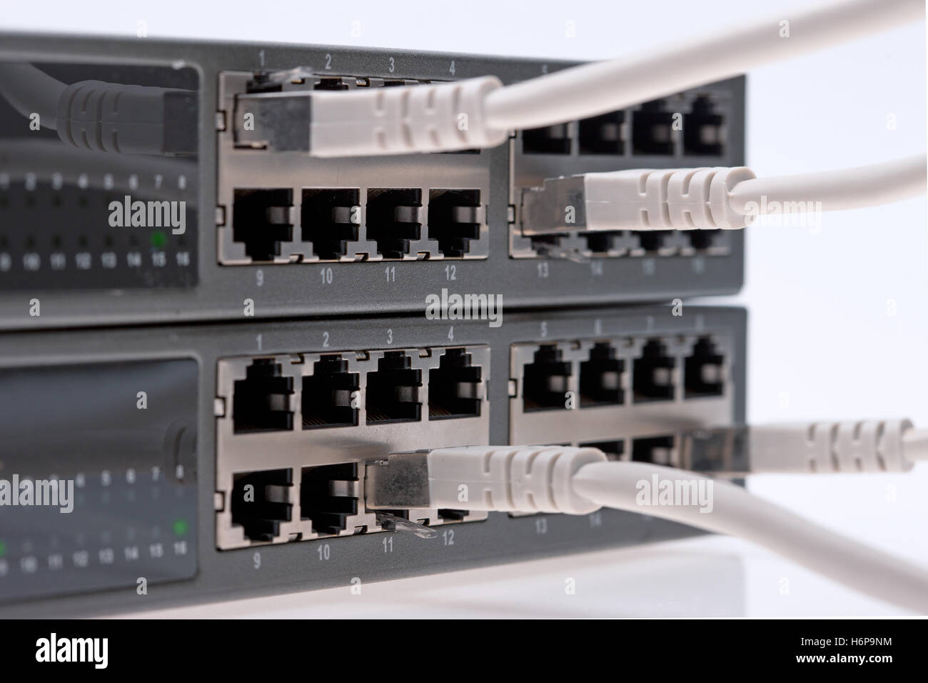 network switch Stock Photo
