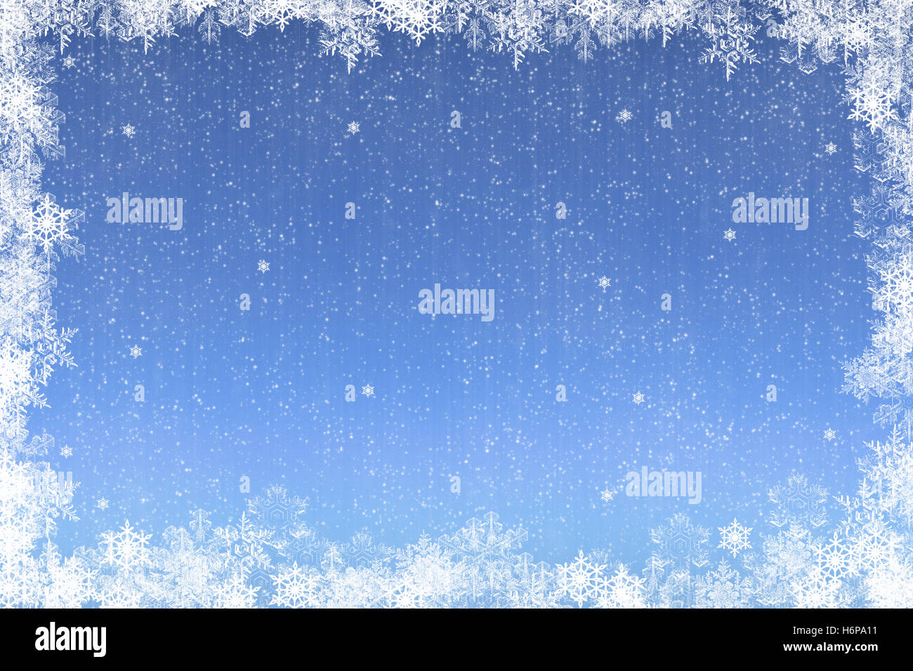 blue winter snow coke cocaine material drug anaesthetic addictive drug illustration snowflakes abstract edge crystals christmas Stock Photo
