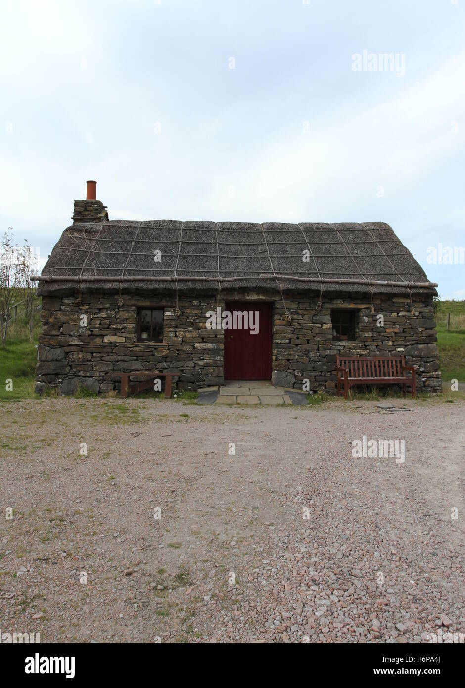 Exterior of Lismore historical society Isle of Lismore Scotland October
