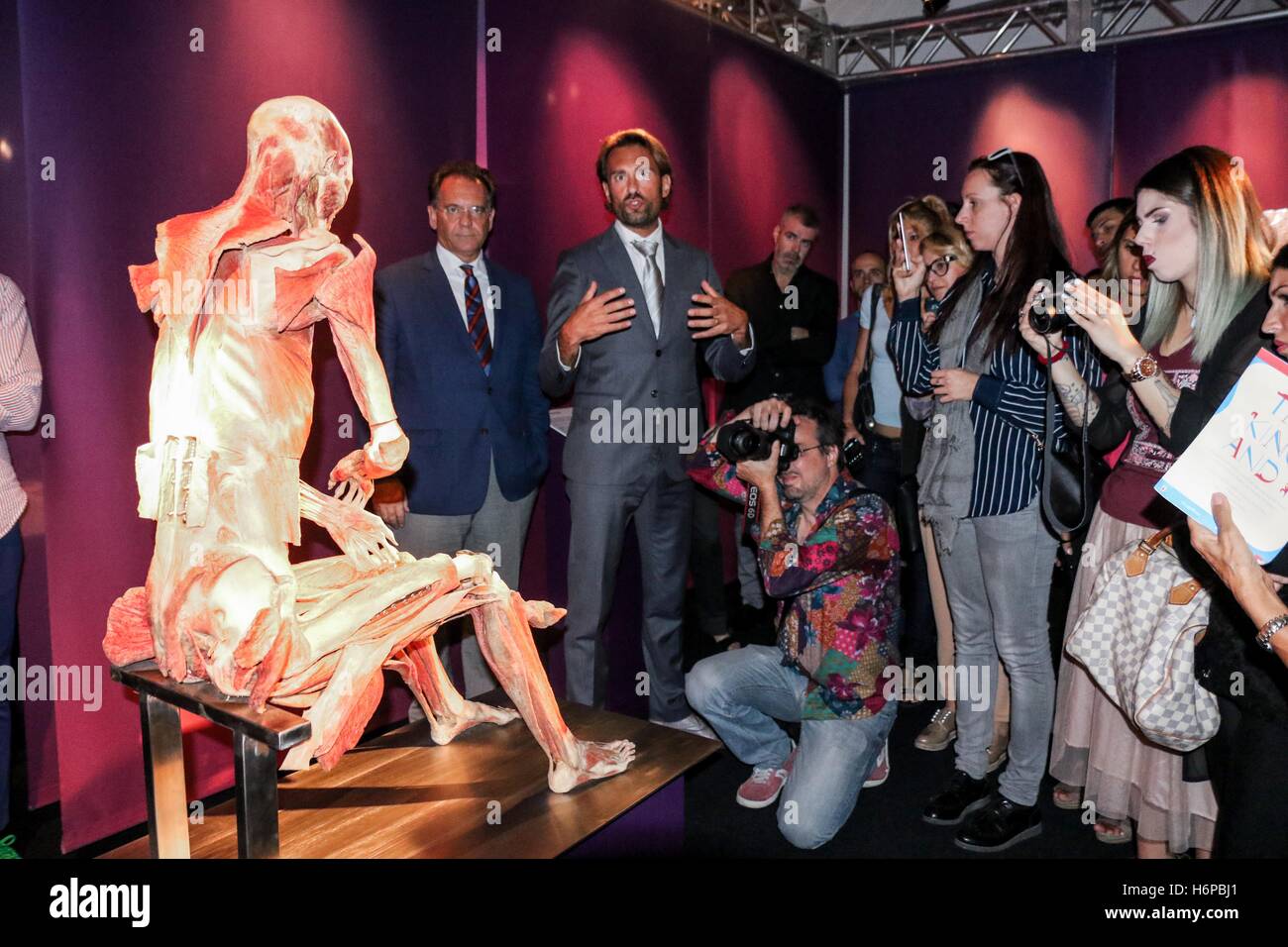‘Real Bodies’ a Discovery of the Human Body Exhibition in Milan  Featuring: Atmosphere Where: Milan, Italy When: 30 Sep 2016 Credit: IPA/WENN.com  **Only available for publication in UK, USA, Germany, Austria, Switzerland** Stock Photo