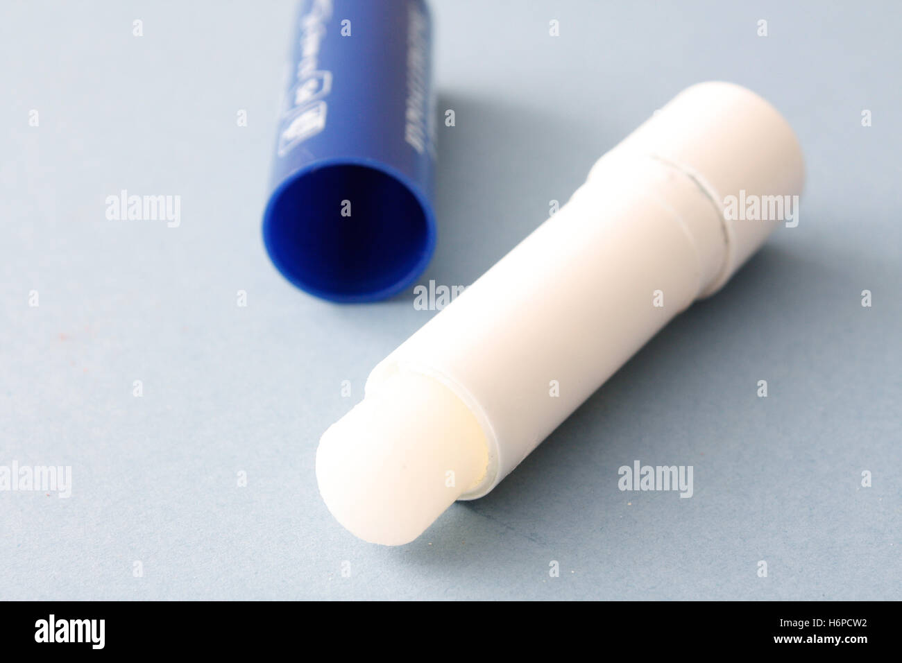 object horizontal photography photo picture image copy deduction nobody balm vaseline lip lipbalm - Stock Image