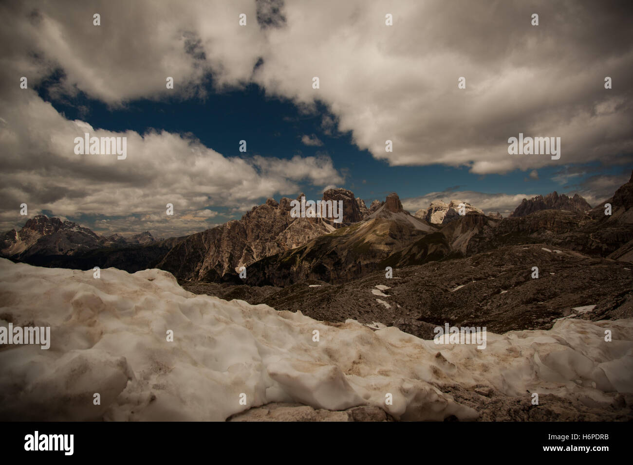 life hostile alpine landscape Stock Photo