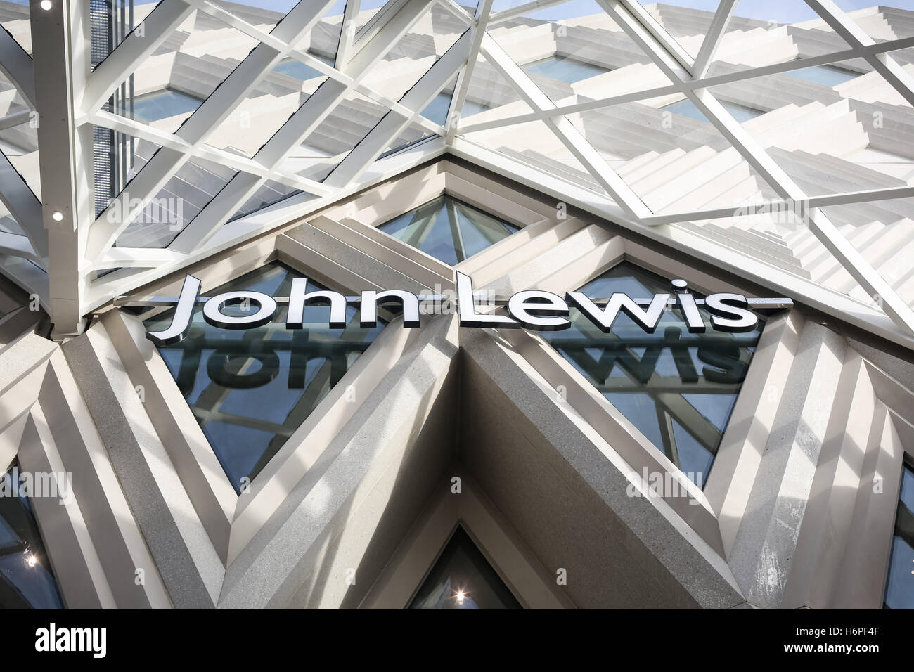 John Lewis department store inside the Victoria Gate shopping centre in