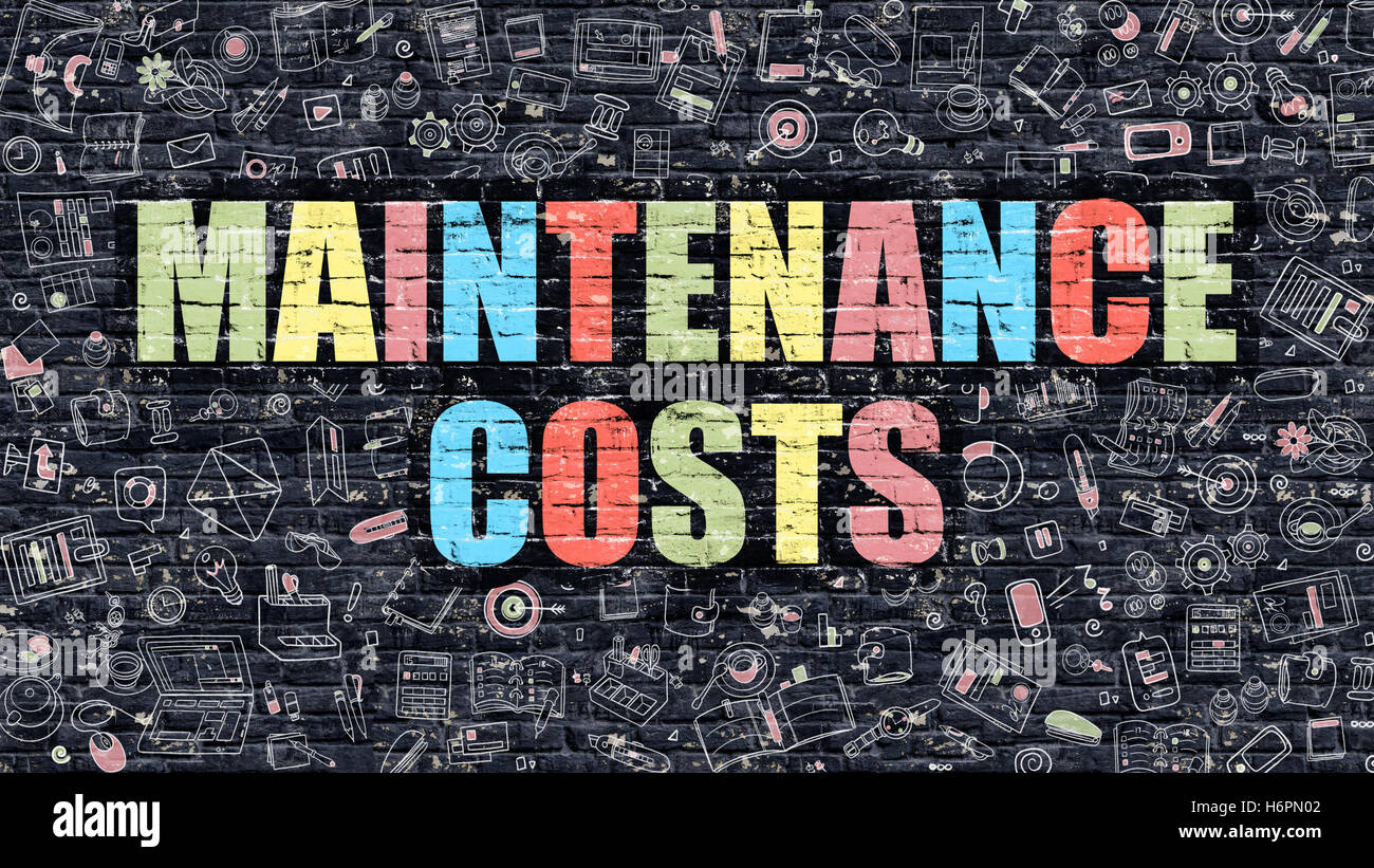 Maintenance cost illustration hi-res stock photography and images - Alamy