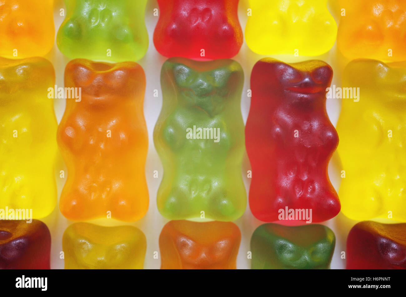 gummi bears macro yelly babies Stock Photo Alamy