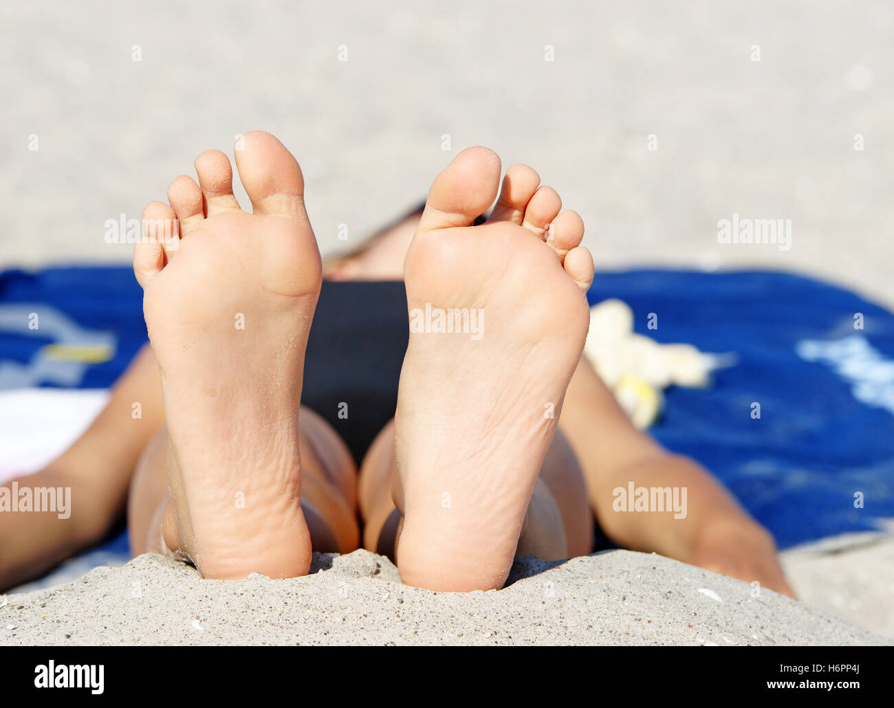 Woman Legs Detail Relaxation Female Holiday Vacation Holidays Vacations