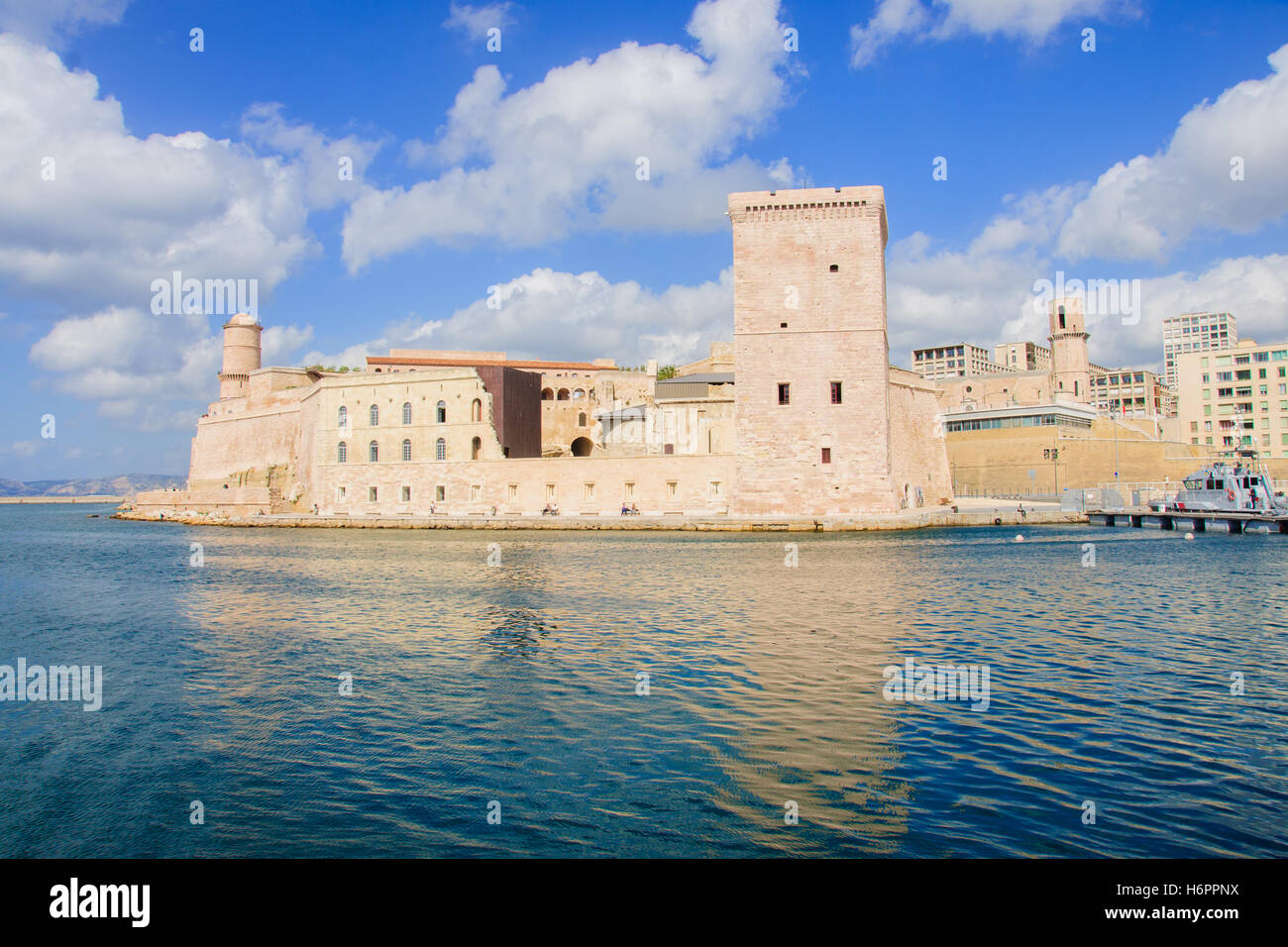 Fort St-Jean in Marseilles, France Stock Photo