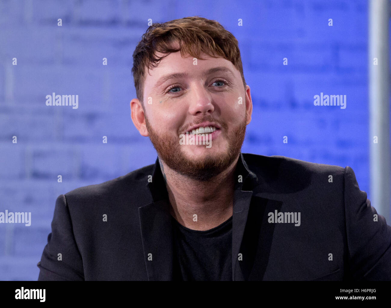James Arthur speaks at an AOL BUILD series London event at AOL's Capper Street Studio Stock