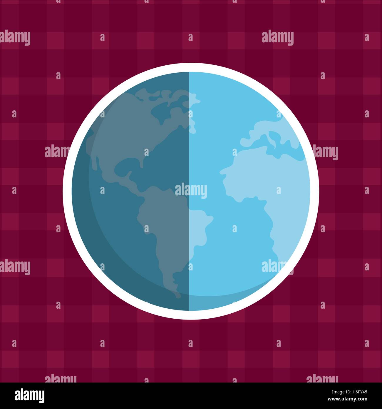 planet earth world vector illustration graphic design Stock Vector ...