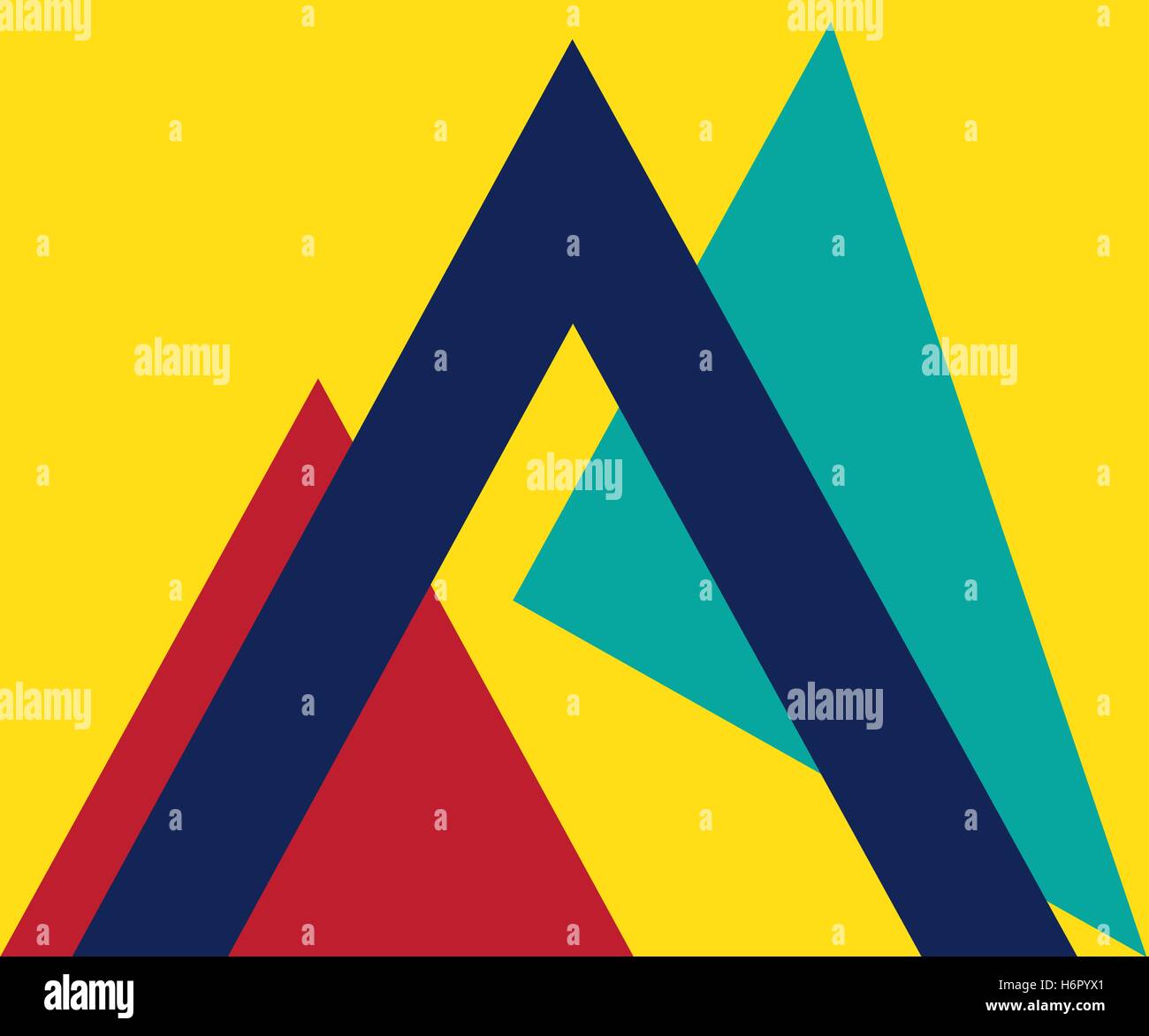 Triangle Design Element with Background Stock Vector Image & Art Alamy
