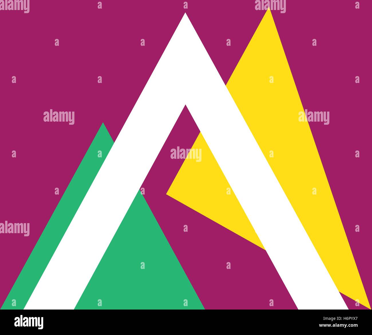 Triangle Design Element with Background Stock Vector Image & Art Alamy