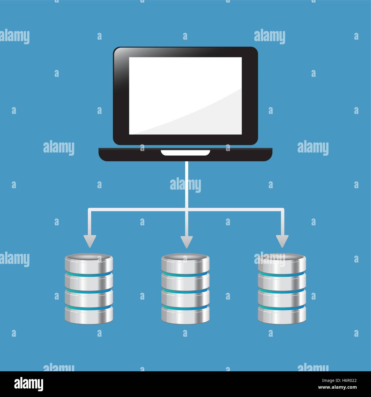 Cloud computing technology icon vector illustration graphic design ...