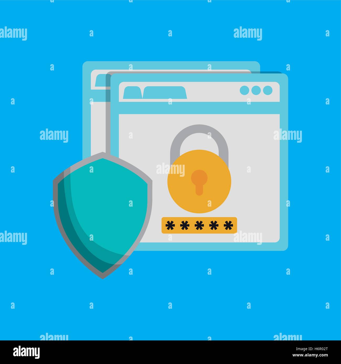 Security system technology icon vector illustration graphic design ...