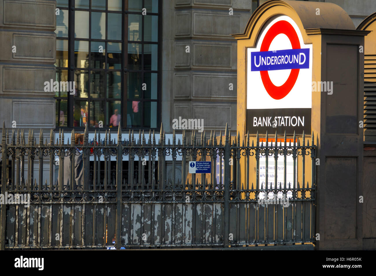 London Underground Bank station Stock Photo Alamy