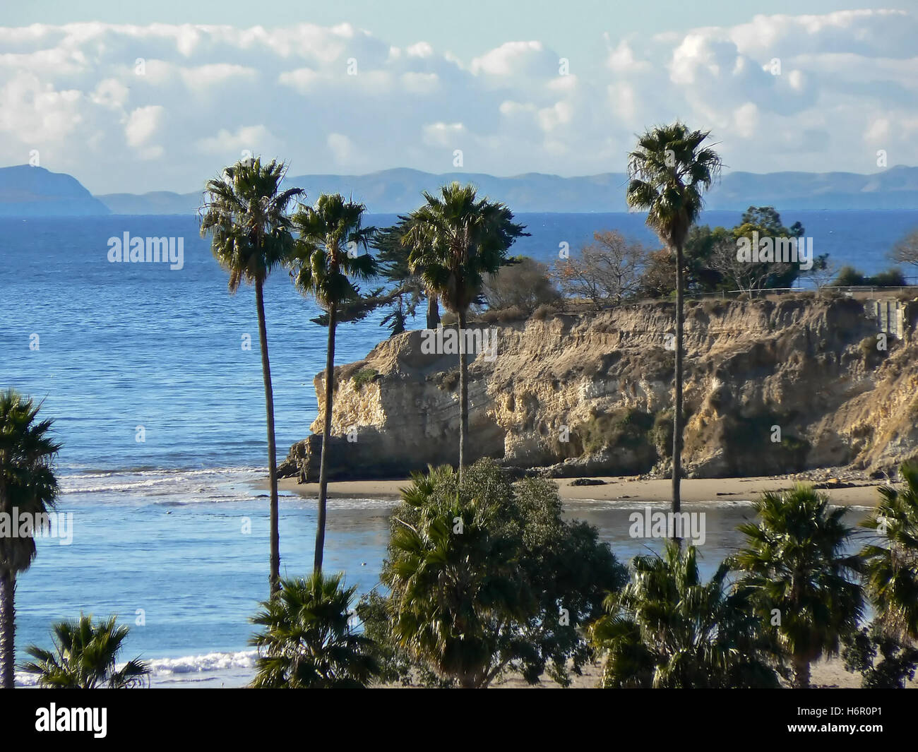california coast at santa barbara Stock Photo