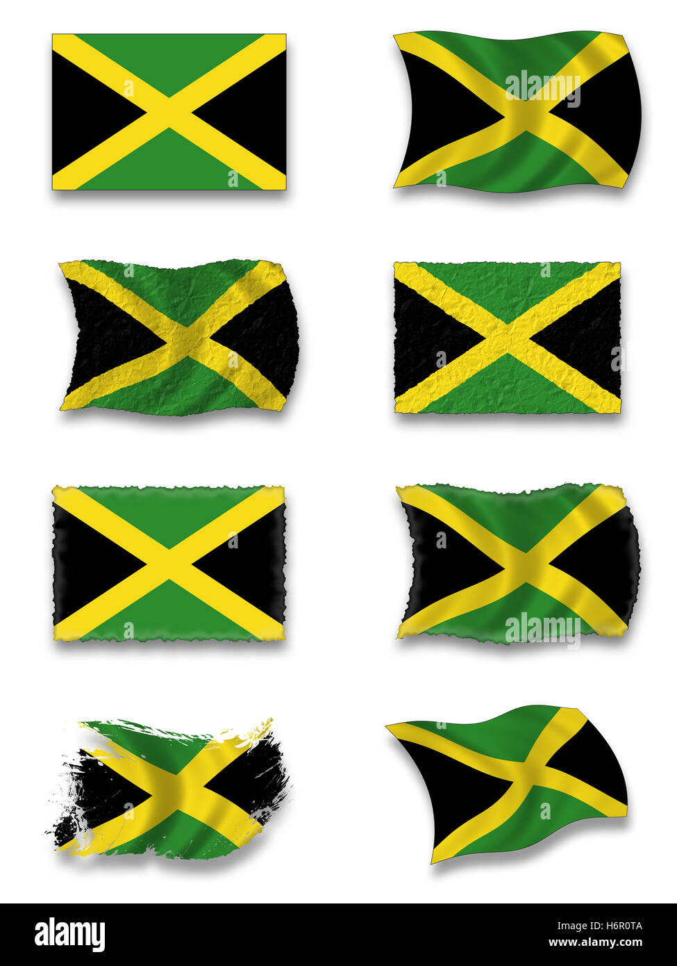 Flag of jamaica hi-res stock photography and images - Alamy