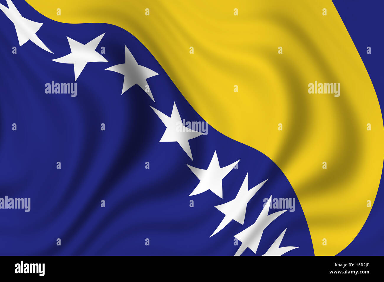 Flag of bosnia and herzegowina hi-res stock photography and images - Alamy