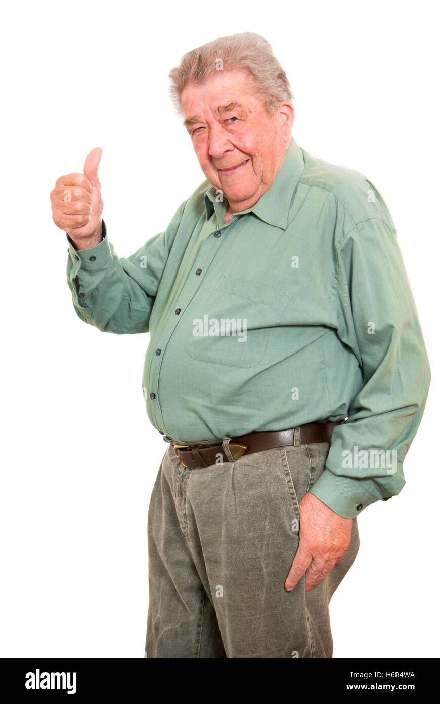 Senior man wink hi-res stock photography and images - Alamy