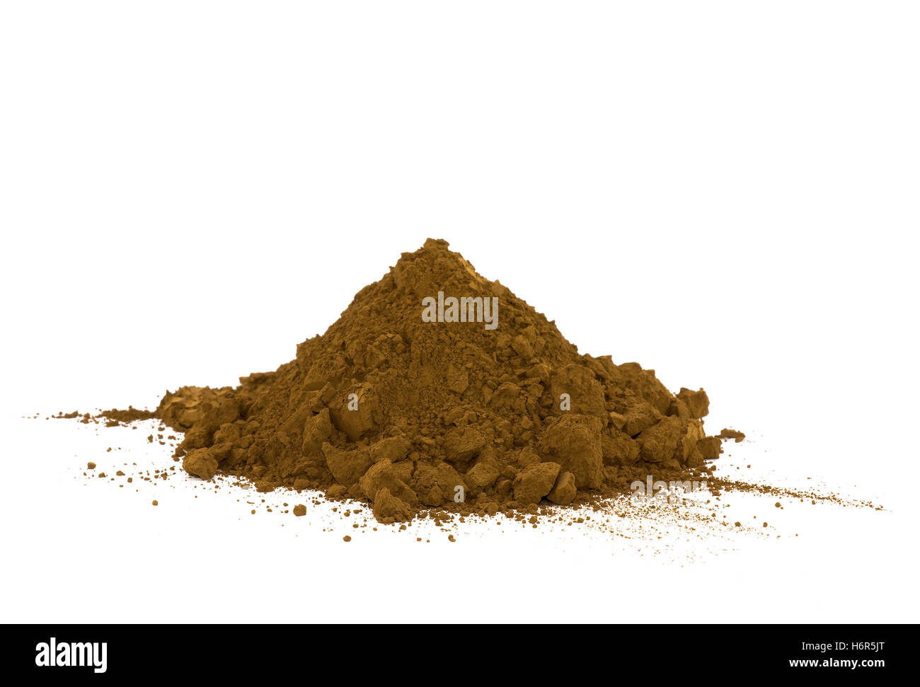eco environment enviroment spice isolated ground soil earth humus brown brownish brunette bloom blossom flourish flourishing Stock Photo