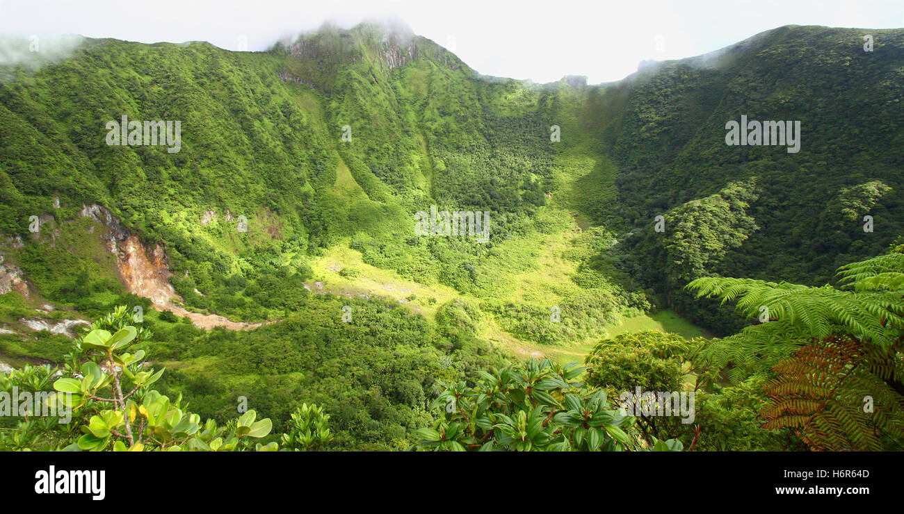 Mt liamuiga volcano hires stock photography and images Alamy