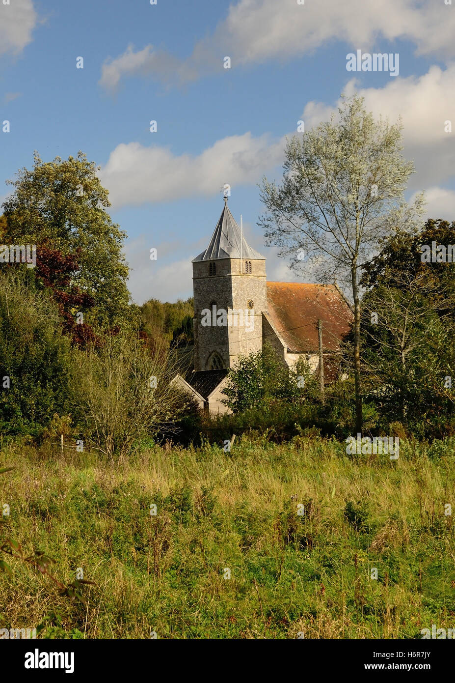 All Saints church, Steeple Langford, Wiltshire Stock Photo Alamy
