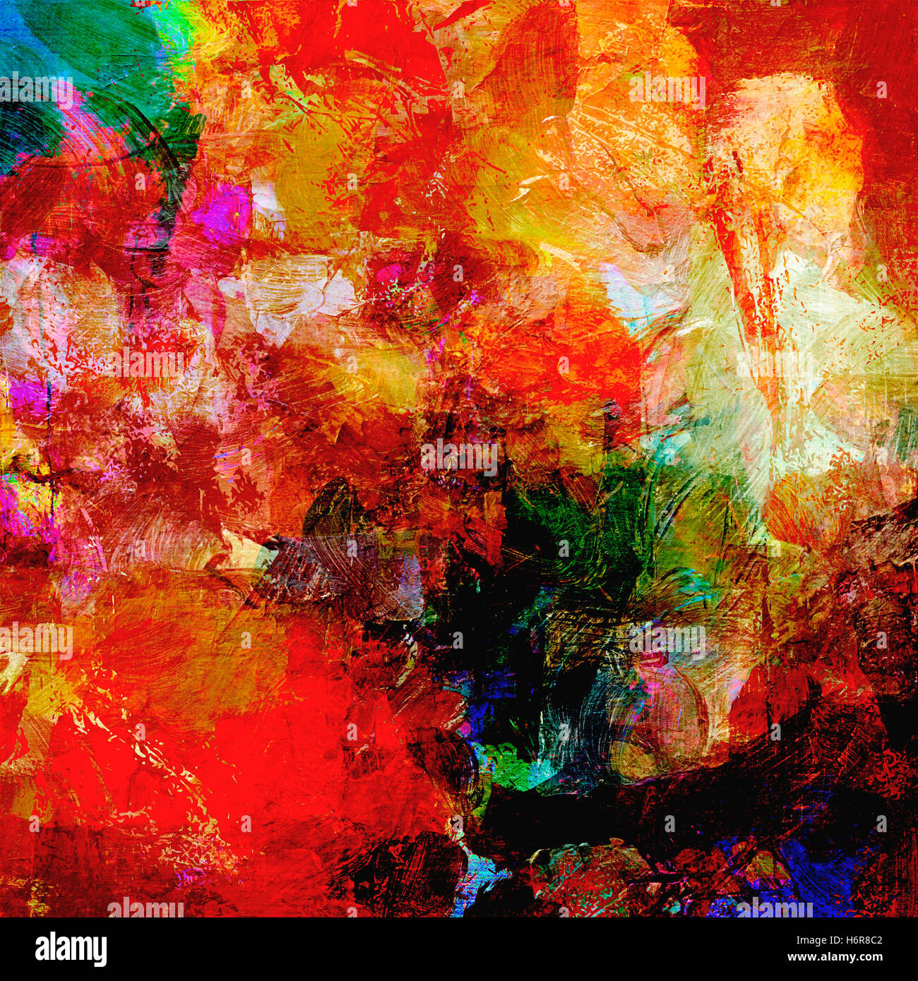 mixed media painting Stock Photo Alamy