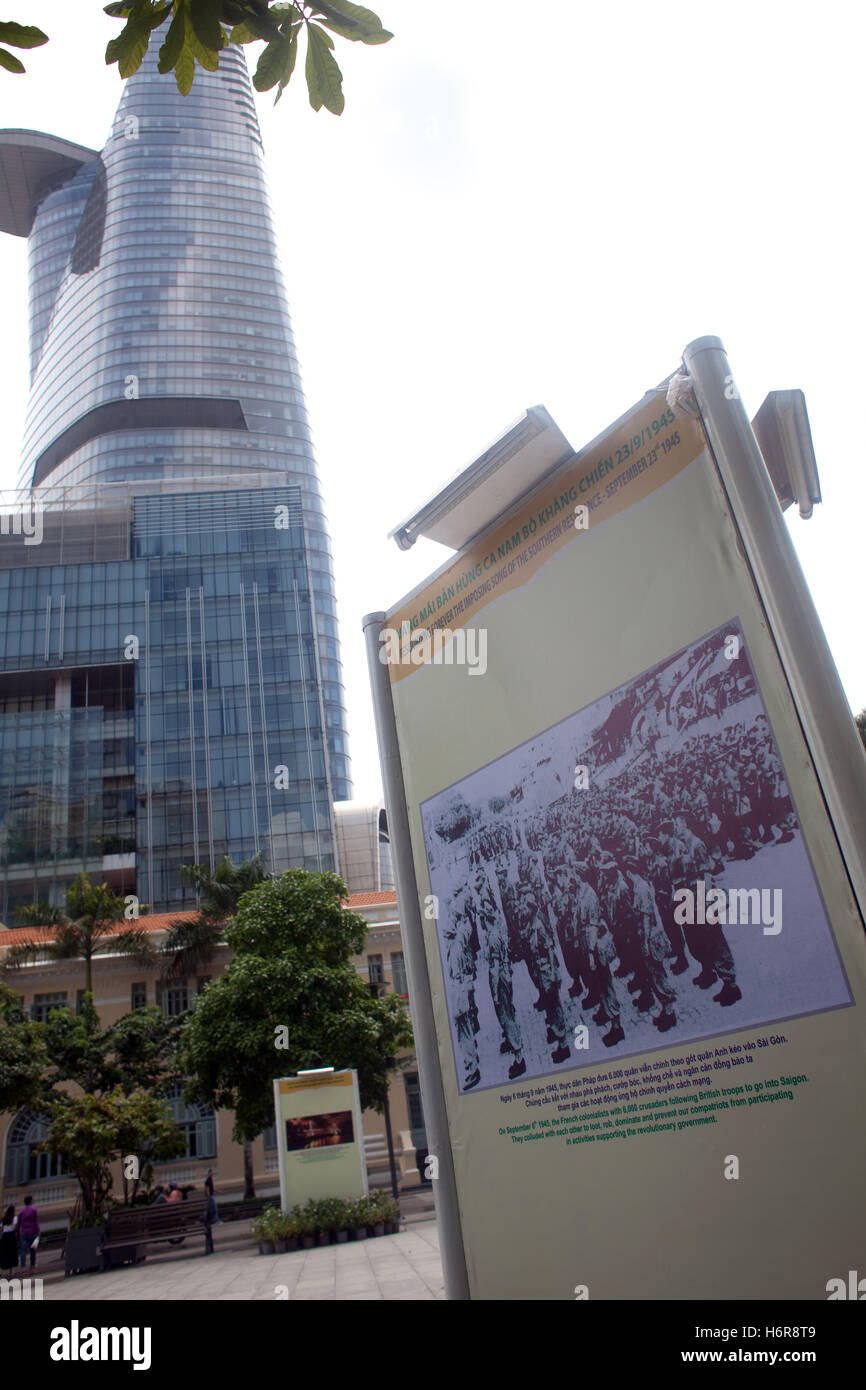 photo exhibition of Vietnam war victory on show in central Ho Chi Minh ...