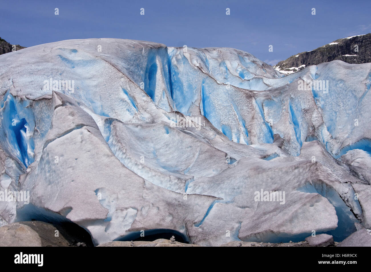 glaciers in scandinavia Stock Photo