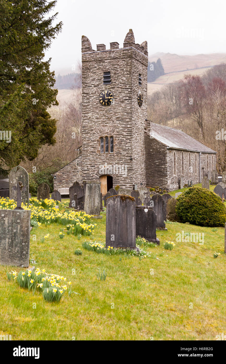 Jesus Church, Troutbeck, Lake District, Cumbria, England Stock Photo