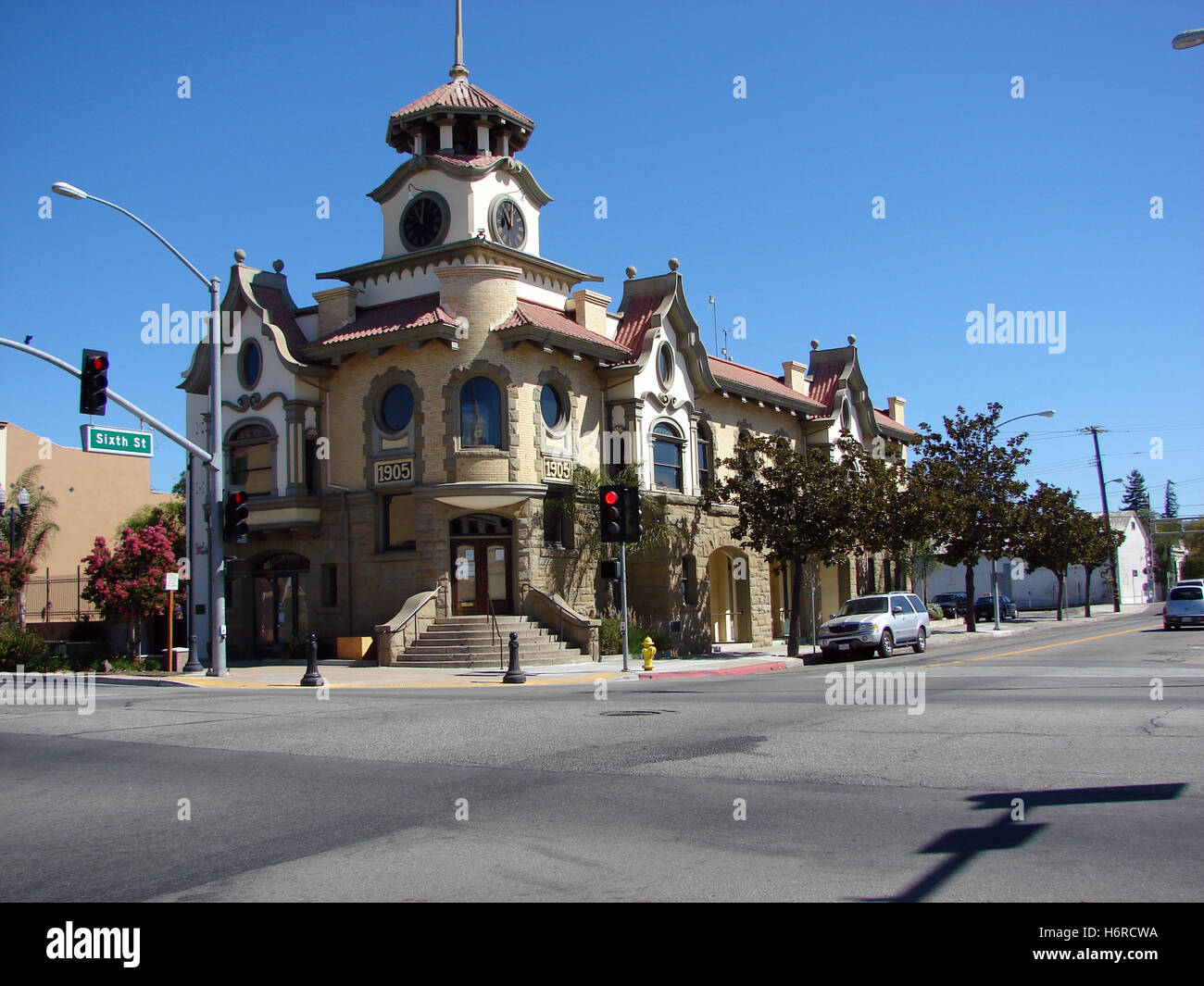 Old City Hall in Gilroy, CA Stock Photo Alamy