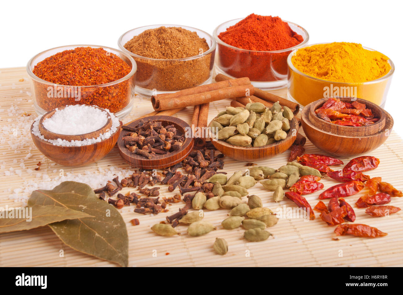 leaves boil cooks boiling cooking bay paprika peppers spices coriander