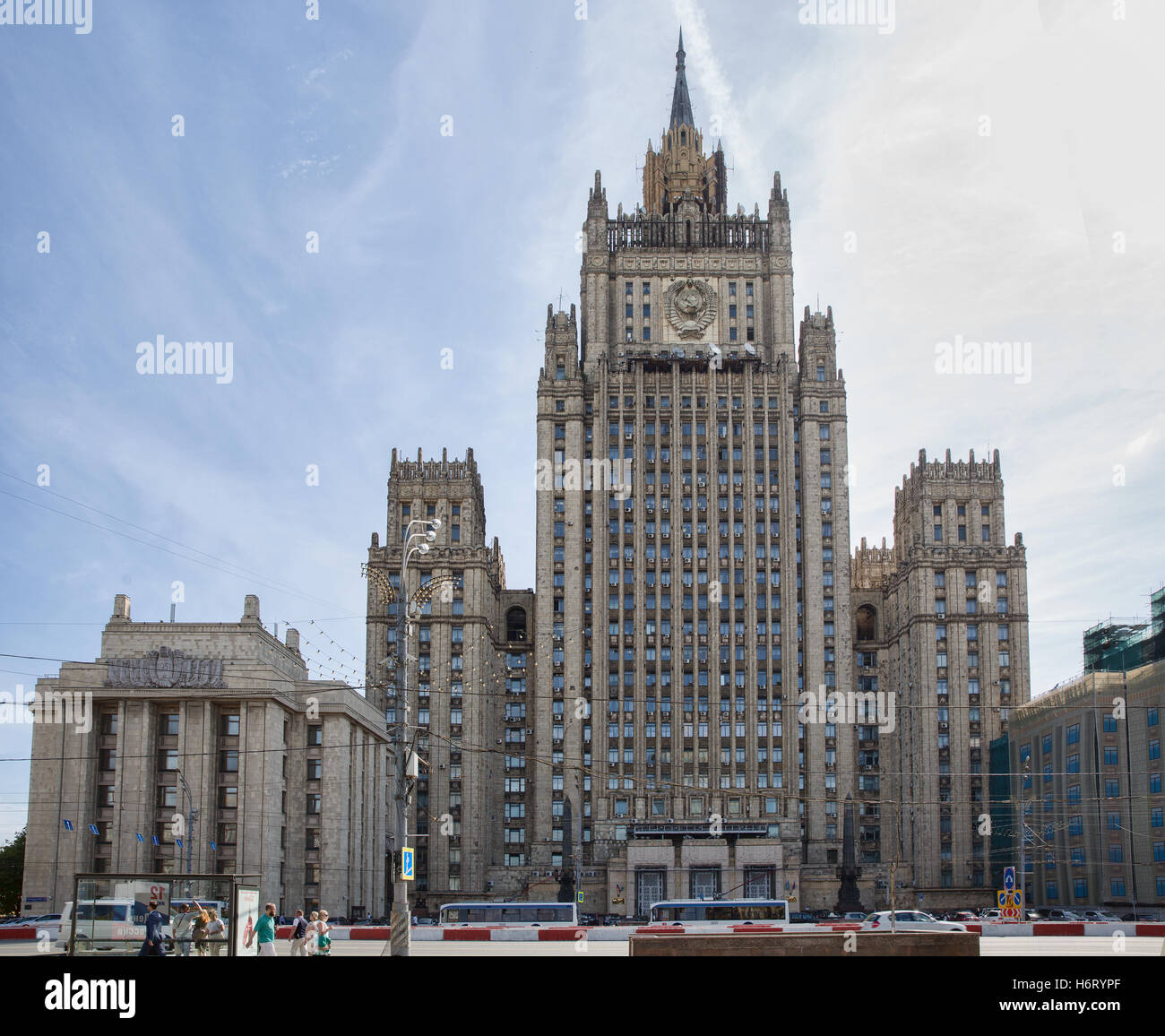 the Ministry of foreign Affairs. Moscow. Russia Stock Photo