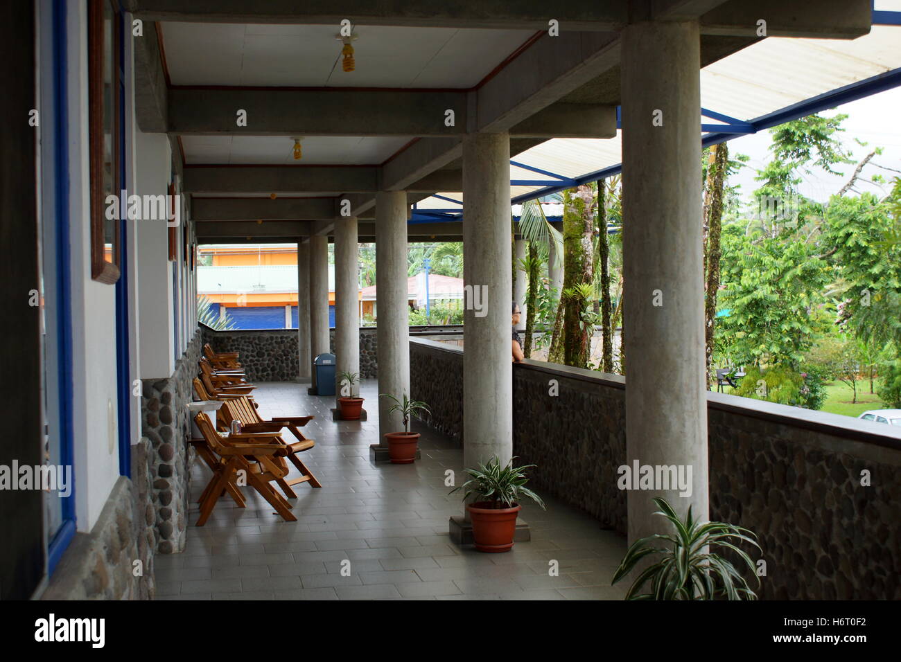 Hotel San Bosco. Province of Alajuela, canton of San Carlos,   Arenal, Costa Rica Stock Photo