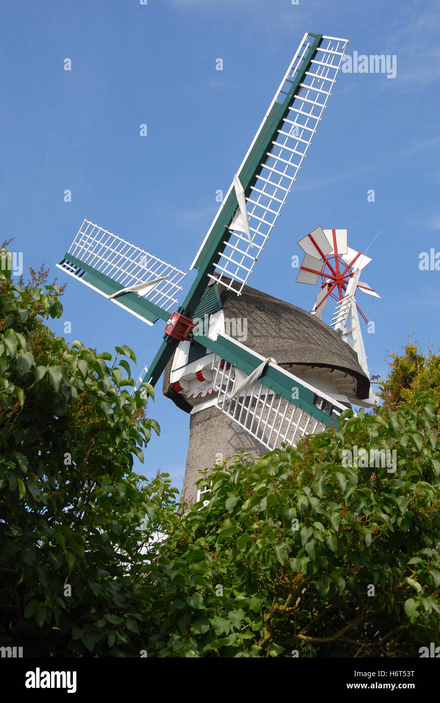 windmill on norderney Stock Photo